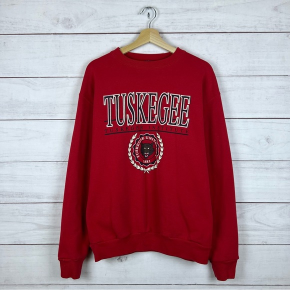 Vintage 90s Tuskegee University Pullover Sweatshirt XL - Picture 1 of 5